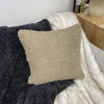 Spilvendrāna Indi, bēša, 45x45cm