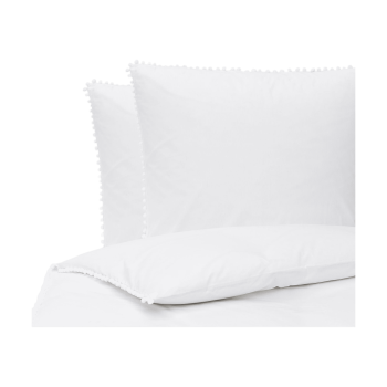 Gultas veļas komplekts Bommy, 240x220cm, 80x80cmx2gab., balts