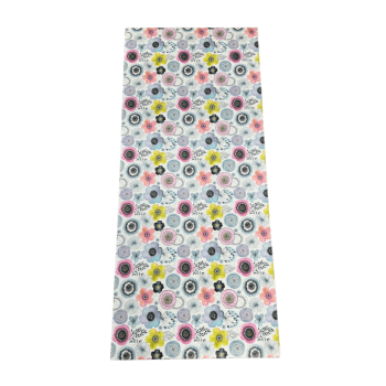 Vinila paklājs, 65x150cm, raksts ar ziediem