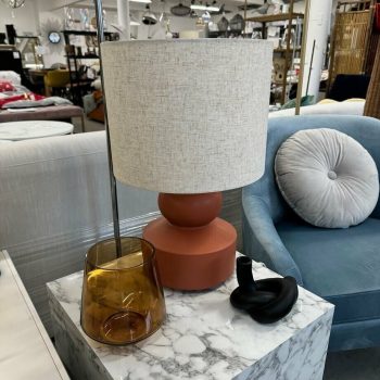 Galda lampa Georgina, oranža