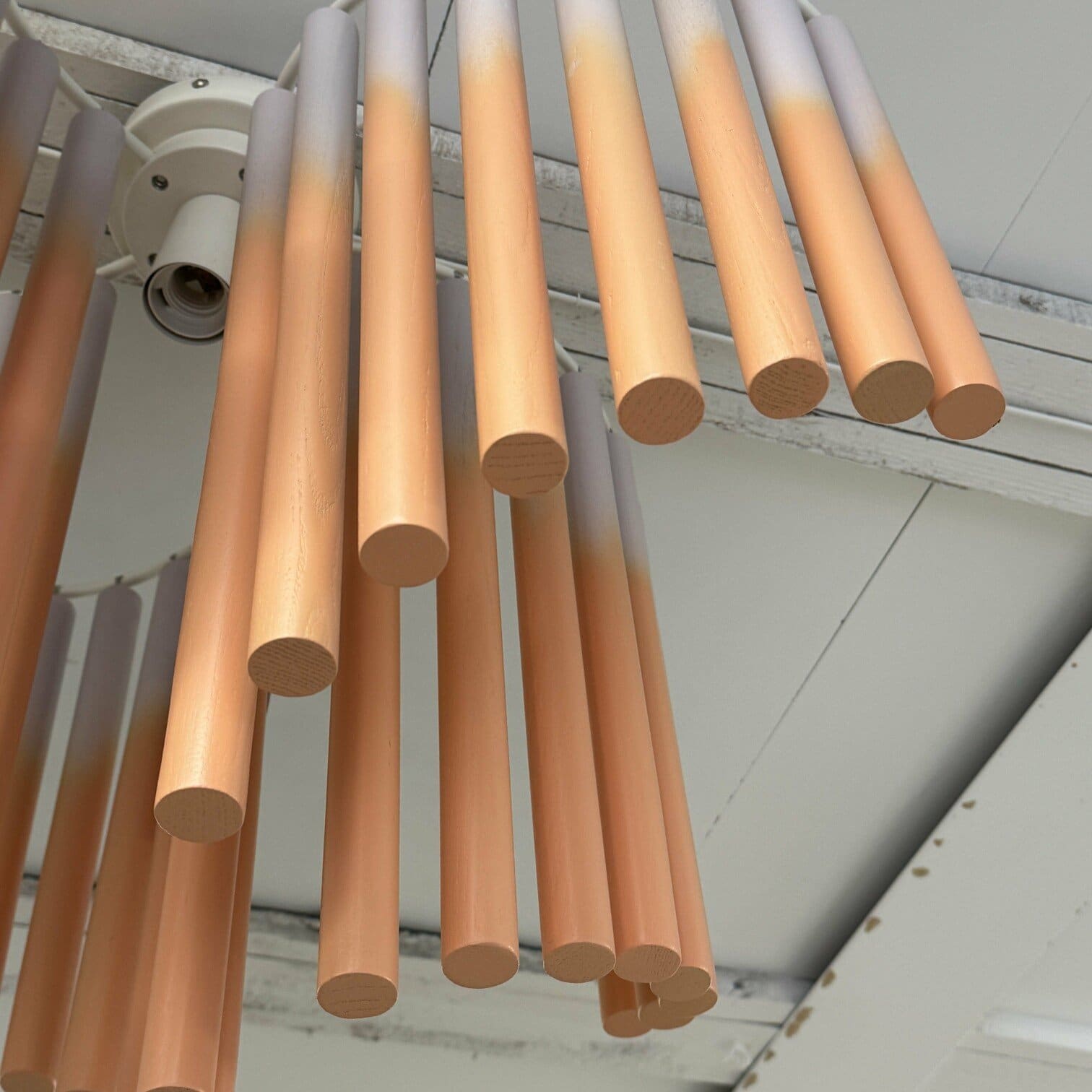 Oša koka griestu lampa Coralie, oranža Oša koka griestu lampa Coralie, oranža