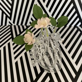 Vāze LOVE IN BLOOM, stikla