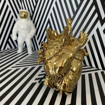 Vāze LOVE IN BLOOM, zelta