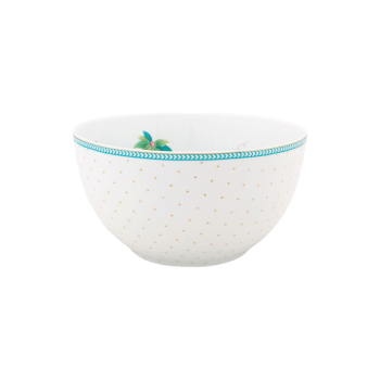 Bļoda Jolie Flowers Dots Gold, 15cm