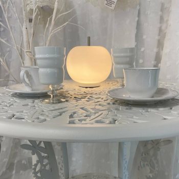 Galda lampa Kushi Mobile, uzlādējama, misiņa