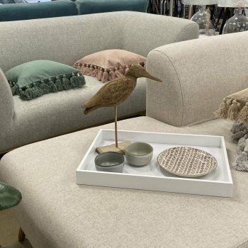 Paplāte Tracy, balta