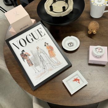 Apdruka ar rāmi Vogue de Paris, 30x40cm