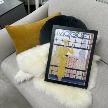 Apdruka ar rāmi Vogue City, 30x40cm