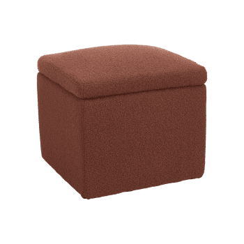 Pufs Winou (ar uzglabāšanas kasti), oranžs