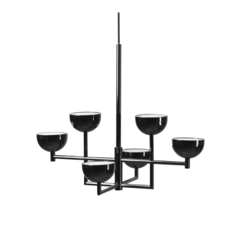 Griestu lampa Paula, LED, melna