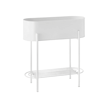 Puķu pods Azalea, balts