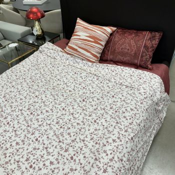 Segas pārvalks Anja, 220x240cm, balts/sarkans