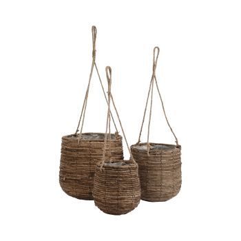 Puķu podu komplekts Santo, 3gab.