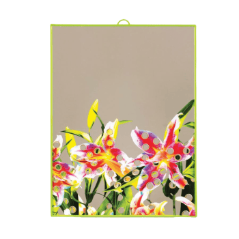 Spogulis Big Flowers with Holes