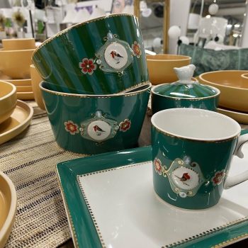 Bļoda Love Birds Medallion Emerald, D15cm