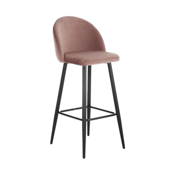 Bāra krēsls Amy, rozā