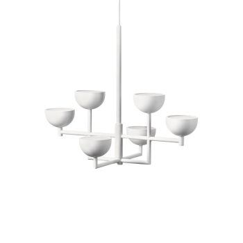 Griestu lampa Paula, LED, balta