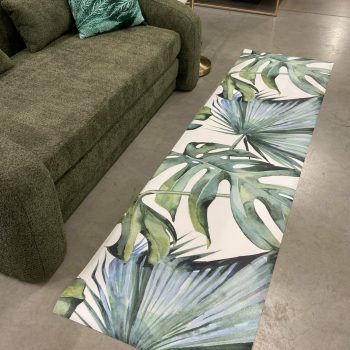 Vinila paklājs, 66x250cm, zaļš