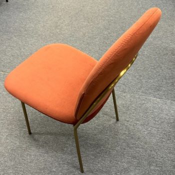 Samta krēsls Mary, zelta