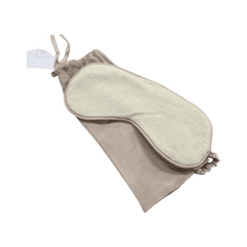 Miega maska, zīds/kašmirs, rozā