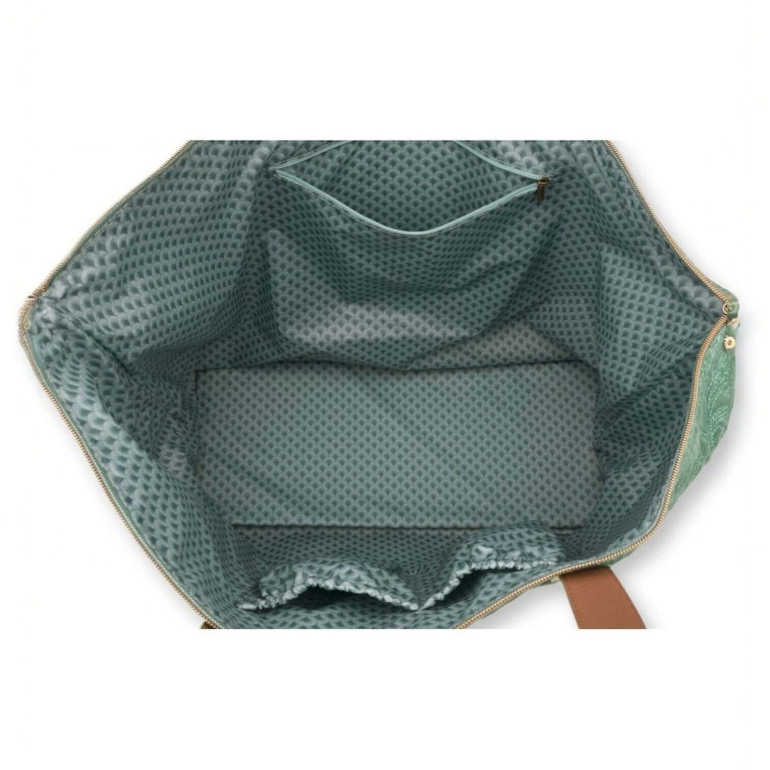 Soma Velvet Quiltey Days Green, 66x20x44cm Soma Velvet Quiltey Days Green, 66x20x44cm