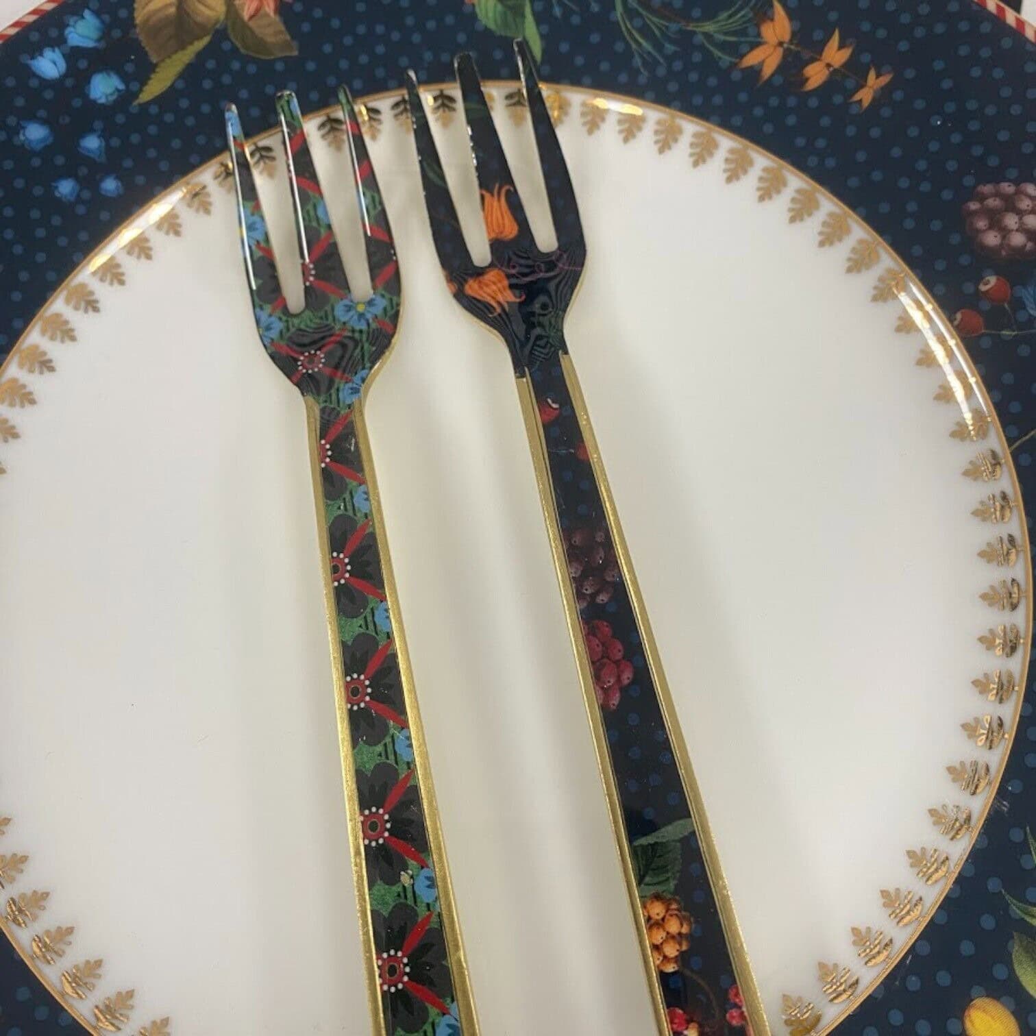 Kūku dakšiņas Berry Blues, 4gab. Kūku dakšiņas Berry Blues, 4gab.