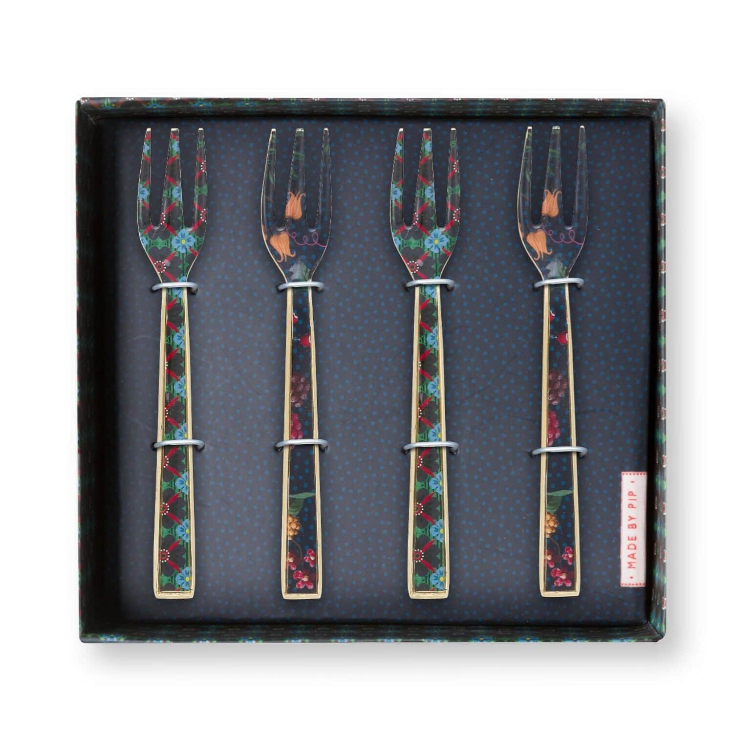 Kūku dakšiņas Berry Blues, 4gab. Kūku dakšiņas Berry Blues, 4gab.