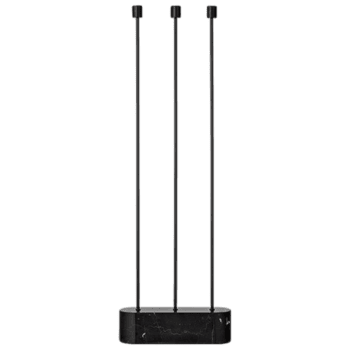 Svečturis GRASIL, uz zemes stāvošs svečturis, melns