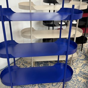 Metāla plaukts Taru, zils