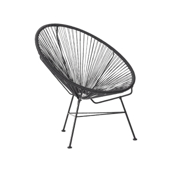 Atpūtas krēsls Bahia, melns