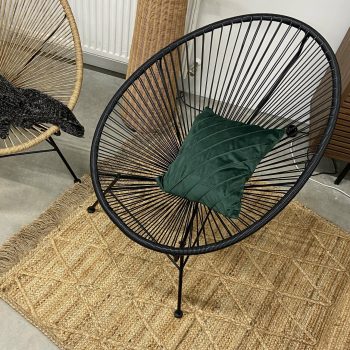 Atpūtas krēsls Bahia, melns