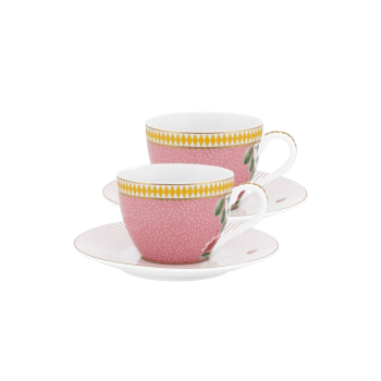 Espresso tase La Majorelle Pink, 120ml, 2gab.