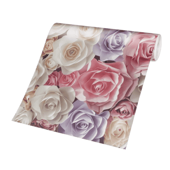 Tapetes Rosen Pastell Paper Art