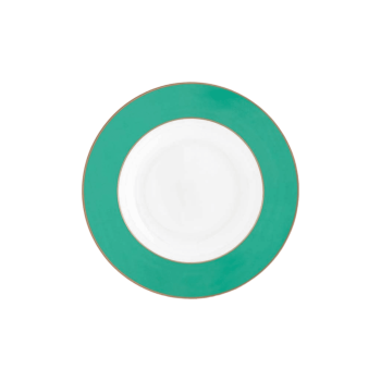 Šķīvis zupai Pip Chique Gold-Green, 23.5cm