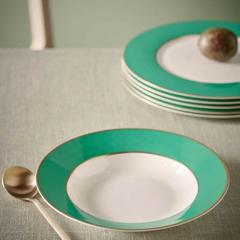 Šķīvis zupai Pip Chique Gold-Green, 23.5cm Šķīvis zupai Pip Chique Gold-Green, 23.5cm