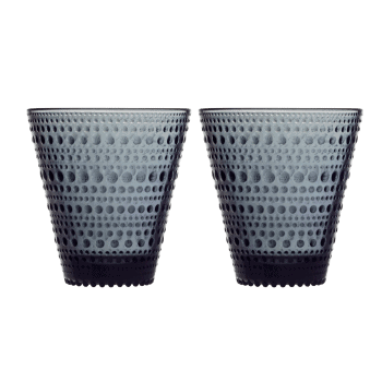 Ūdens glāzes Kastehelmi, 2gab., dark grey