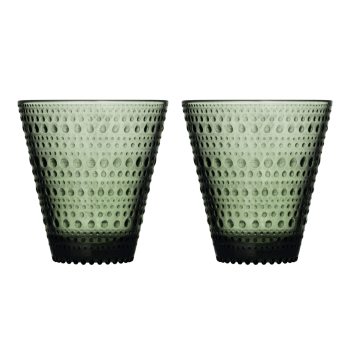 Ūdens glāzes Kastehelmi, 2gab., pine green