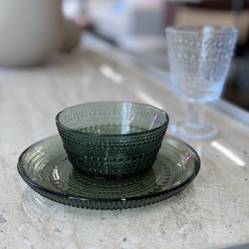 Deserta šķīvis Kastehelmi, 17cm, pine green