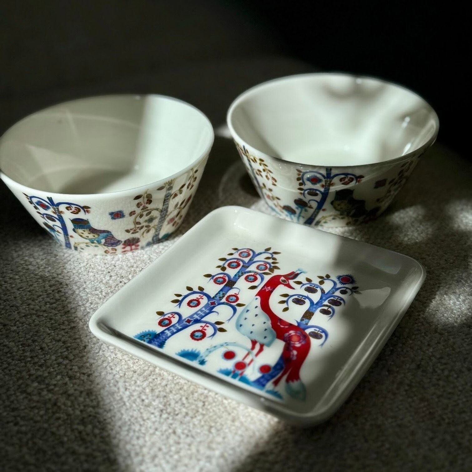 Šķīvis Taika, 12x12cm, white Šķīvis Taika, 12x12cm, white