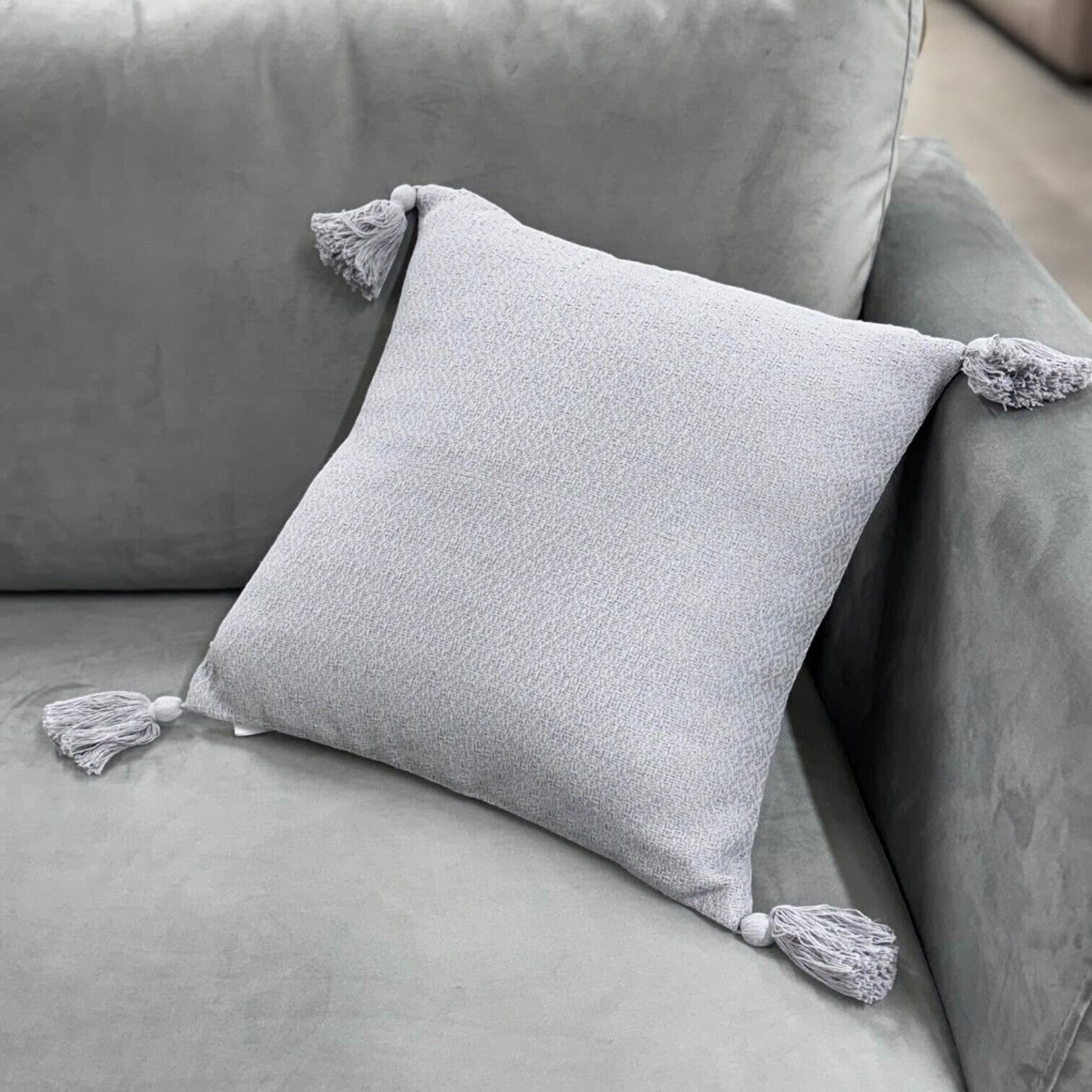 Spilvendrāna Lorel, grey, 40x40cm Spilvendrāna Lorel, grey, 40x40cm