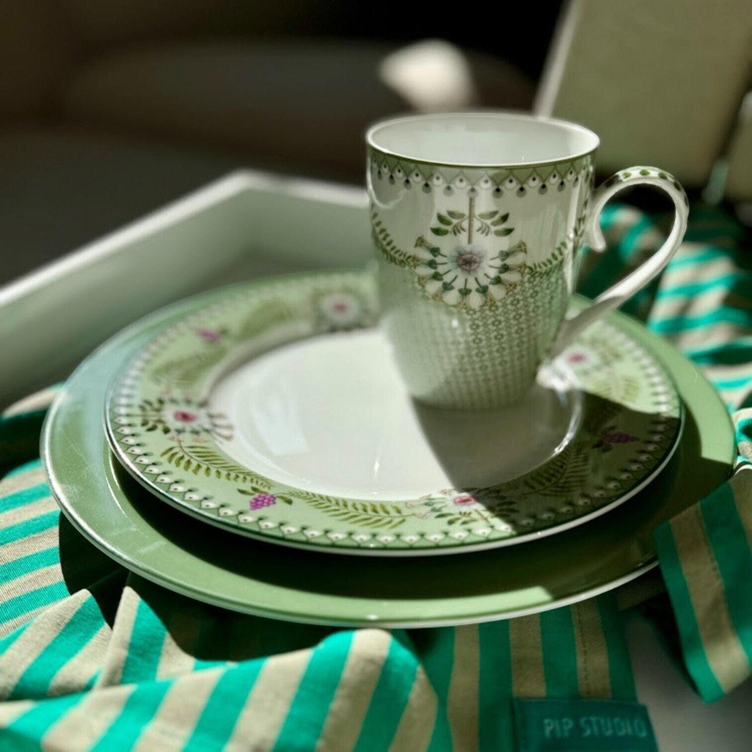 Šķīvis Lily&Lotus Light Green, 23cm Šķīvis Lily&Lotus Light Green, 23cm