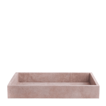 Zamša paplāte Jess, rozā