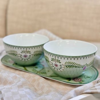 Bļoda Lily&Lotus Tiles Light Green, 15cm