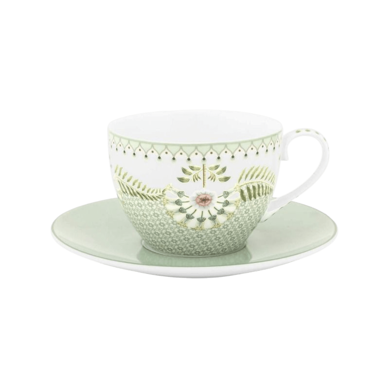 Krūze ar apakštasi Lily&Lotus Tiles Light Green, 280ml Krūze ar apakštasi Lily&Lotus Tiles Light Green, 280ml