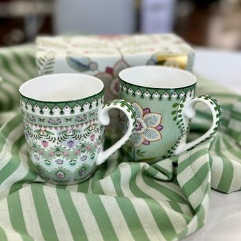 Krūzes Lily&Lotus Light Green, 145ml, 2gab.