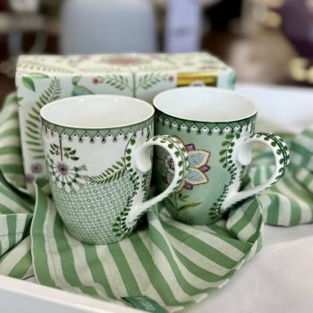 Krūzes Lily&Lotus Light Green, 350ml, 2gab.