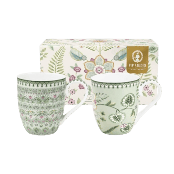 Krūzes Lily&Lotus Light Green, 450ml, 2gab.