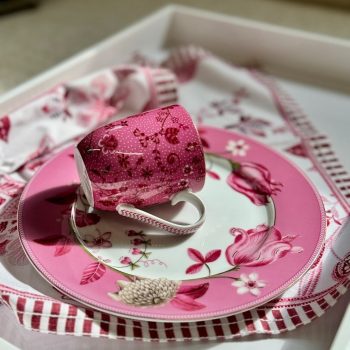 Šķīvis Jolie Tulip Pink, 23cm