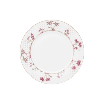 Šķīvis Jolie Dots Gold Pink, 26,5cm