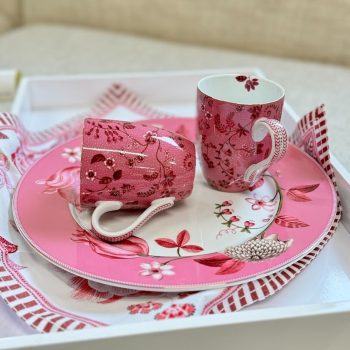 Šķīvis Jolie Tulip Pink, 32cm